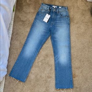 Re/done NWT 70s crop boot sz 24